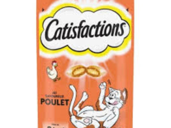 CATISFACTIONS Friandises au poulet pour chat et chaton 60g | Cap Animal