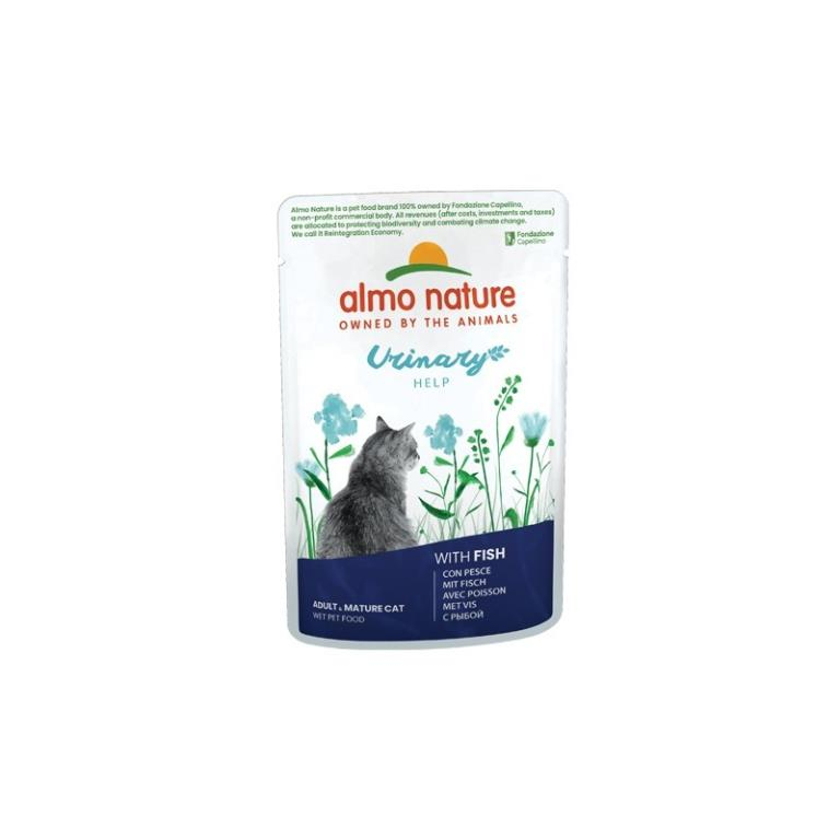 ALMO Nature Fonctionnel Pour Chat Problème Urinaire au Poisson 70g