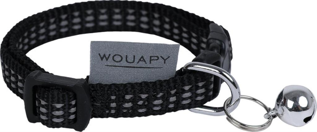Wouapy - Kit Protect Harnais Laisse et Collier pour Chatons Noir