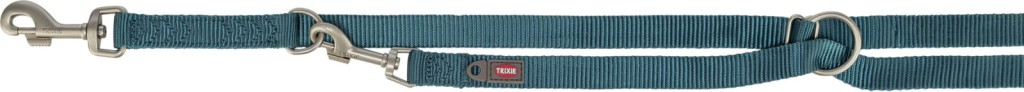 Premium laisse réglable, XS–S: 2,00 m/15 mm, pétrole