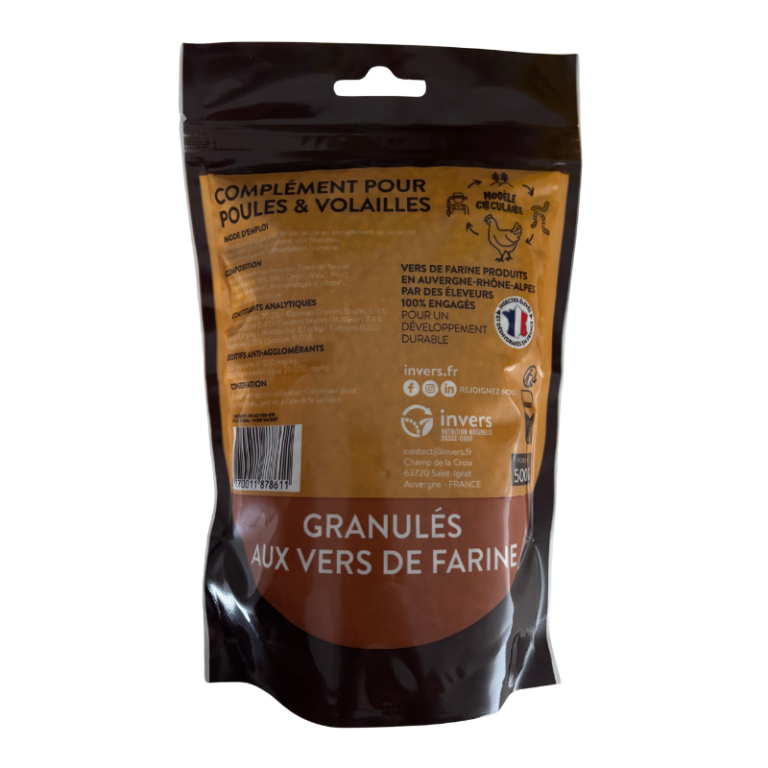 GRANULES AUX VERS DE FARINE 500G