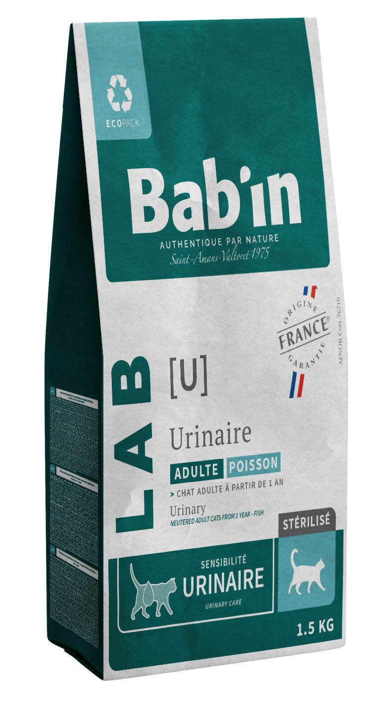 BAB'IN LAB CHAT ADULTE URINAIRE 1.5 KG