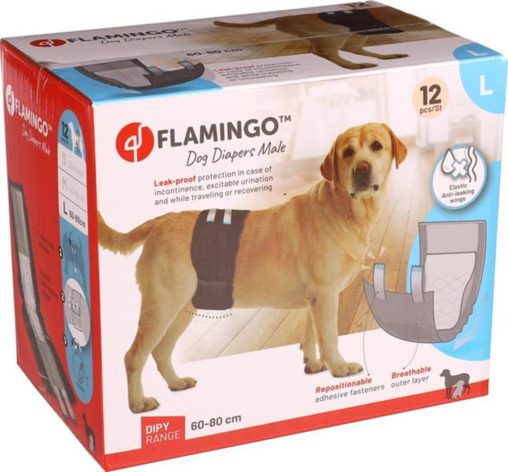 COUCHES DIPY CHIENS MALES L 