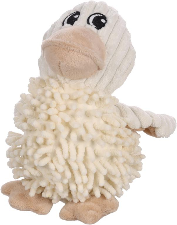 JOUET CHIEN FLUFA CANARD BEIGE 