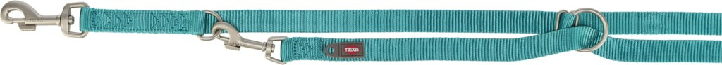 Premium laisse réglable, M–L: 2,00 m/20 mm, aqua