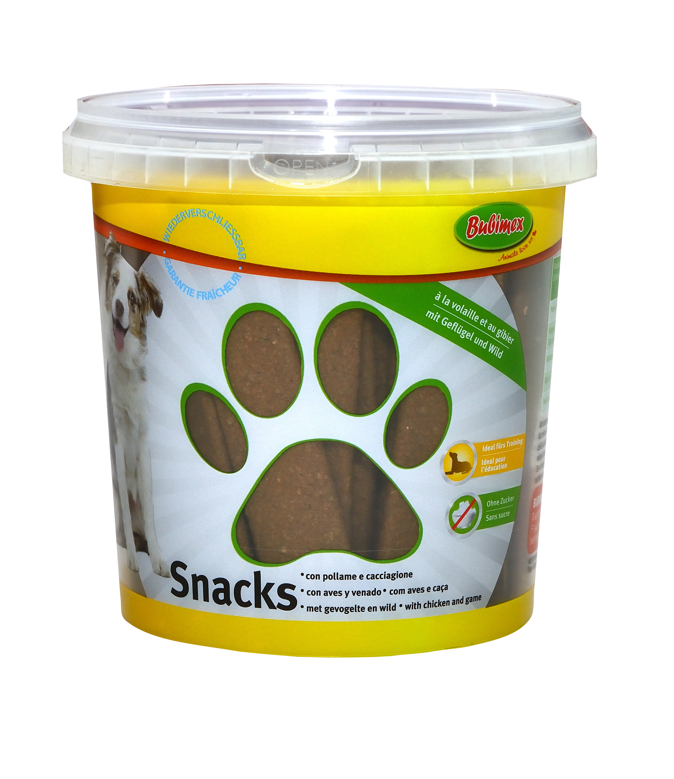 Snacks Volaille et Gibier en seau 800g