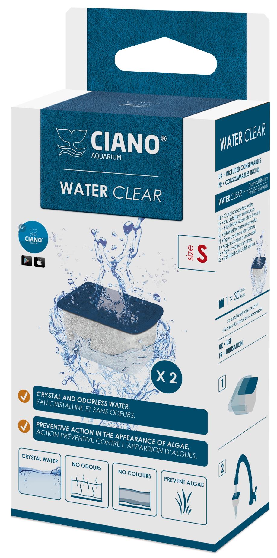 CARTOUCHE WATERCLEAR TAILLE S X2