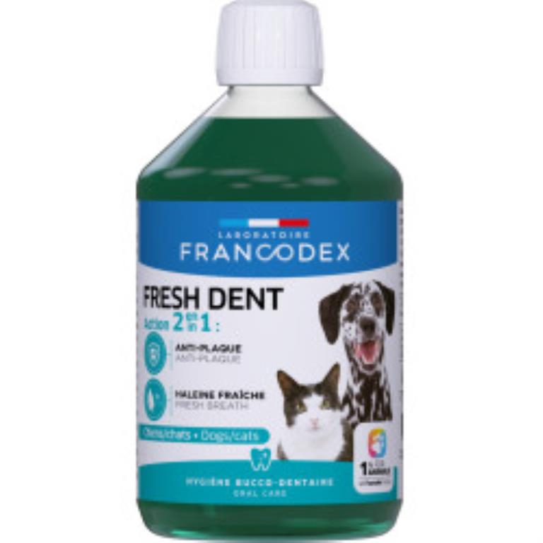 FRESH DENT 2 EN 1 CHIEN CHAT 250ml