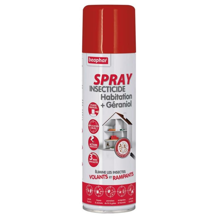 Spray insecticide Habitation + Géraniol - 250 ml