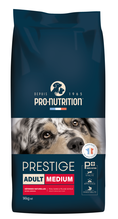 PRESTIGE CROQUETTES CHIEN ADULT MEDIUM 14KG