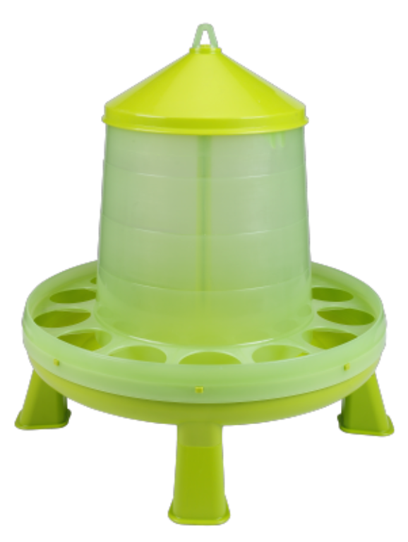 Nourrisseur automatique PP, pieds vert clair, 14,4L