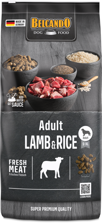 BELCANDO CHIEN ADULTE LAMB & RICE AGNEAU - 12,5KG