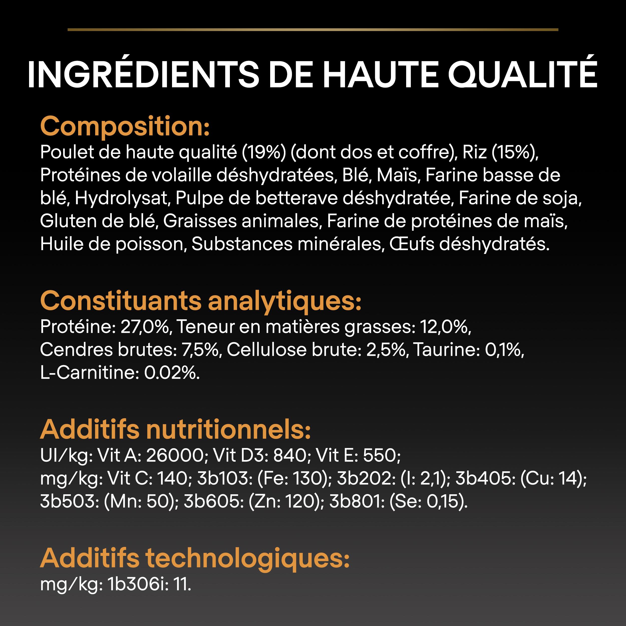 PRO PLAN Chien Large Adult Robust Everyday Nutrition Poulet 14KG
