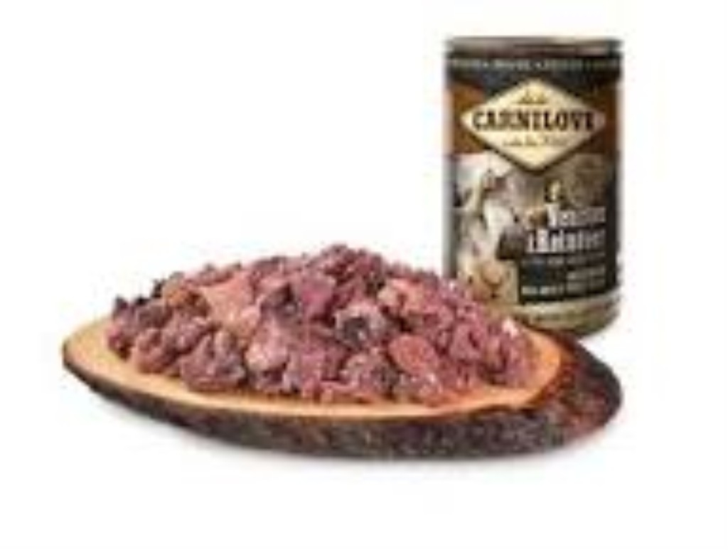 Pâtée sans céréales saveur canard et faisan pour chien adulte CARNILOVE 400 g