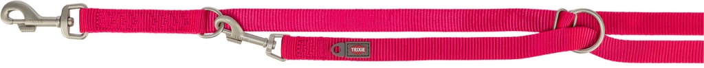 Premium laisse réglable, L–XL: 2,00 m/25 mm, fushia
