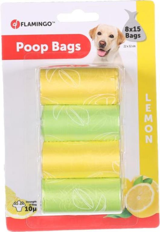 8 roulaux de 15 sacs pour déjections - criton