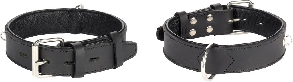 COLLIER REMBOURRÉ LARGE SEATTLE NOIR XXL 56-73CM 45MM