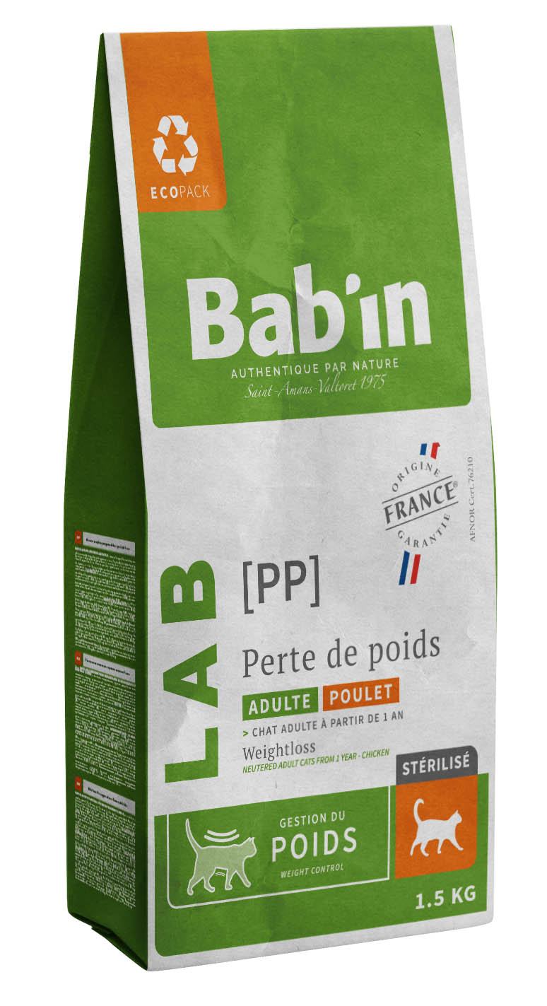 BAB'IN LAB CHAT PERTE DE POIDS 1.5 KG
