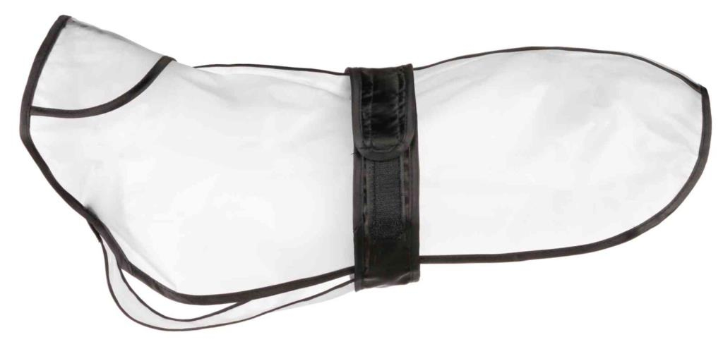 Imperméable Tarbes, S: 42 cm, transparent/bordure noir