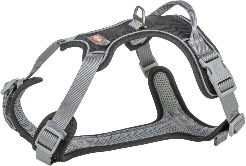 Premium harnais active, M–L: 60–75 cm/25 mm, noir