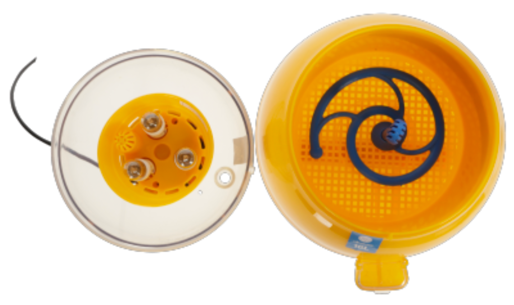 Couveuse Covatutto 16L jaune, max.16 œufs de poules