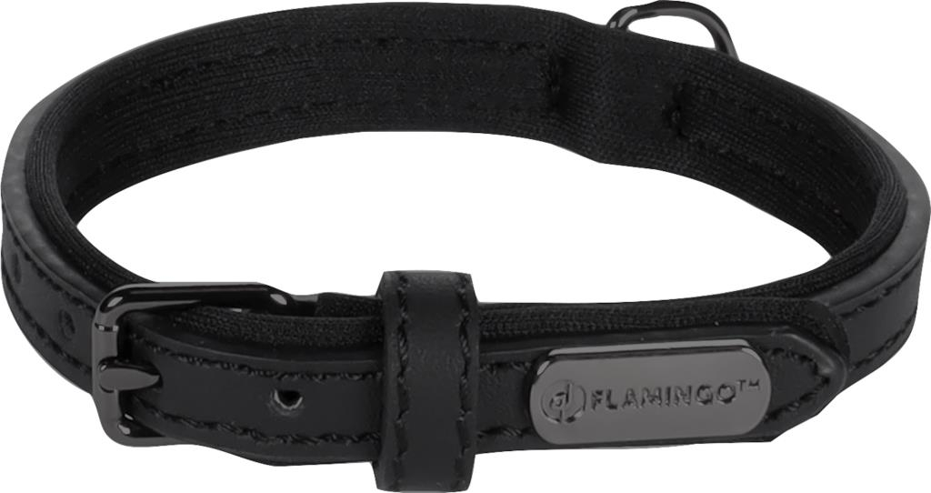 COLLIER CUIRE BINTI NOIR S / M 