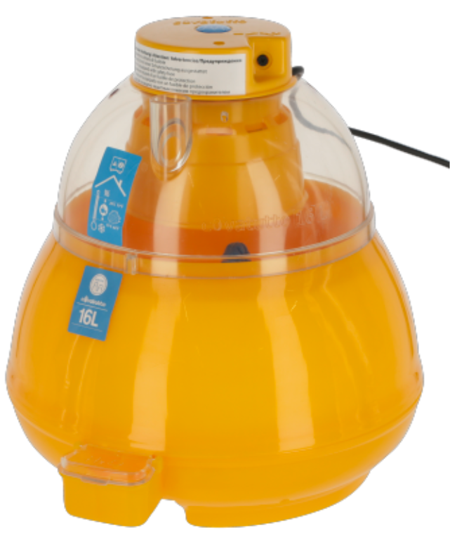 Couveuse Covatutto 16L jaune, max.16 œufs de poules