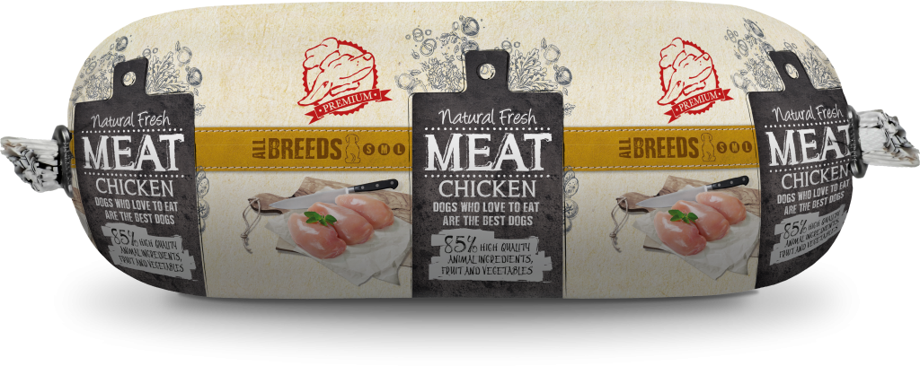 Natural Fresh MEAT SAUCISSE POUR CHIEN Poulet- 600gr