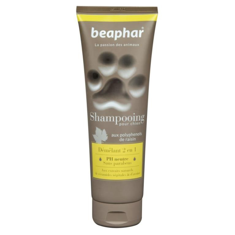 Shampoing Démêlant spécial chien à poils longs BEAPHAR 250 ml