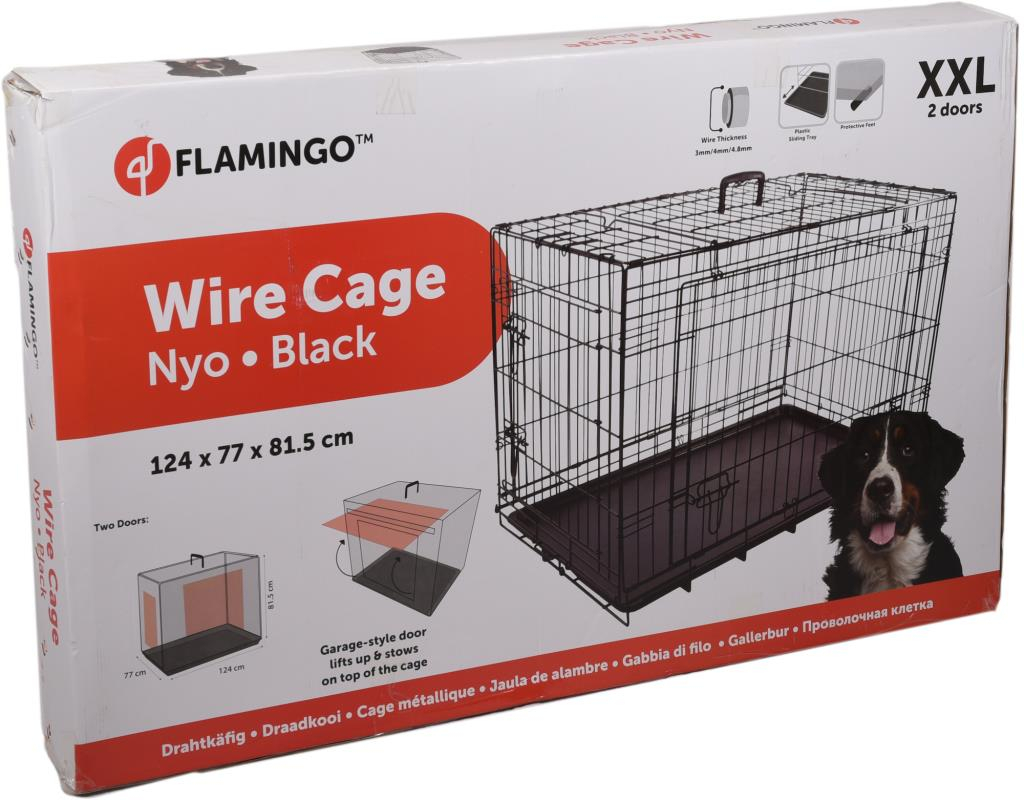CAGE METALLIQUE NYO NOIR XXL 