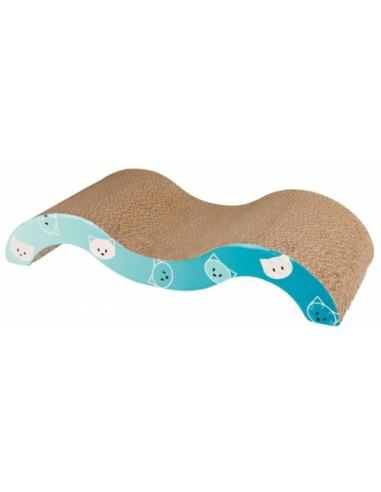 Griffoir vague Mimi, 50 × 9 × 23 cm, bleu