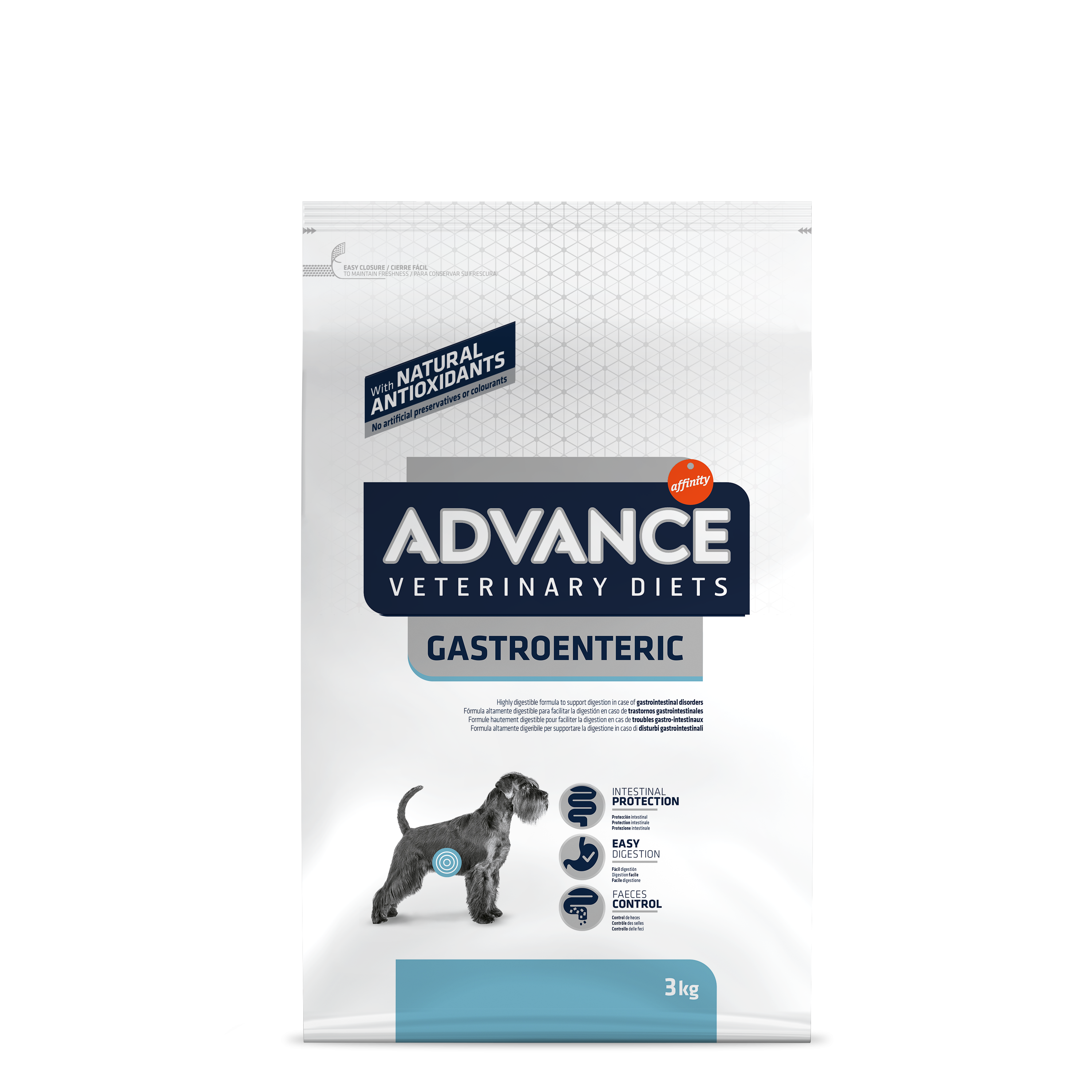 ADVANCE VETERINAIRE CHIEN GASTRO LOW FAT DOG 3Kg