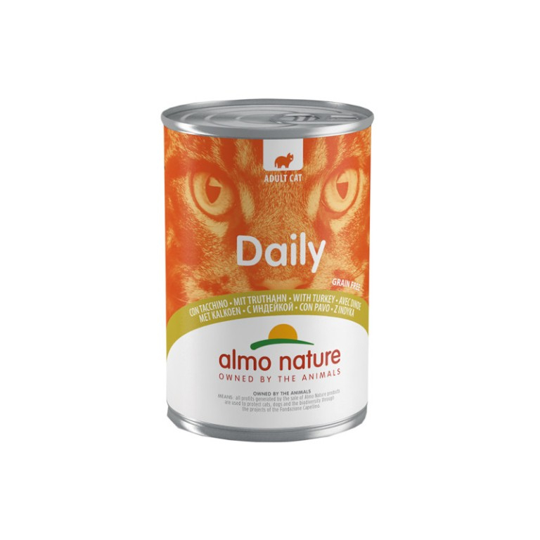 Almo Nature Daily à la dinde pâtée pour chat 400 g