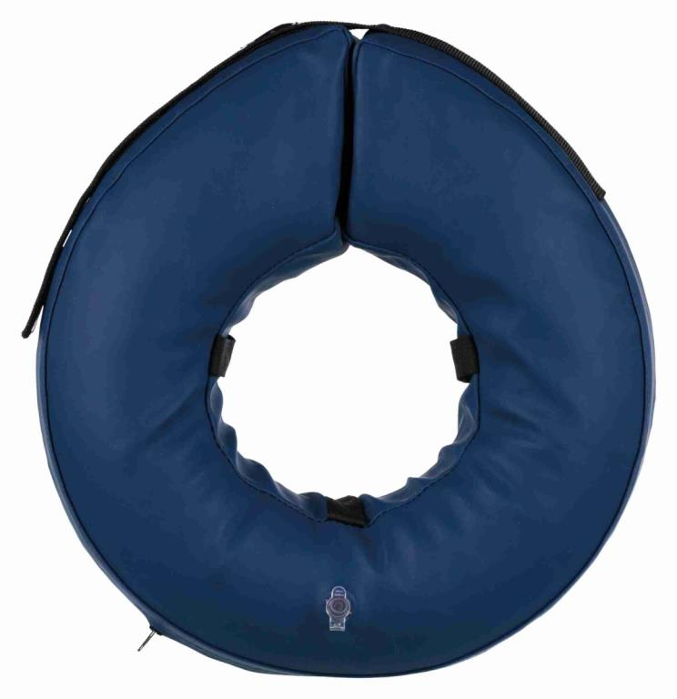Collerette, gonflable, XS: 20–24 cm/8 cm, bleu