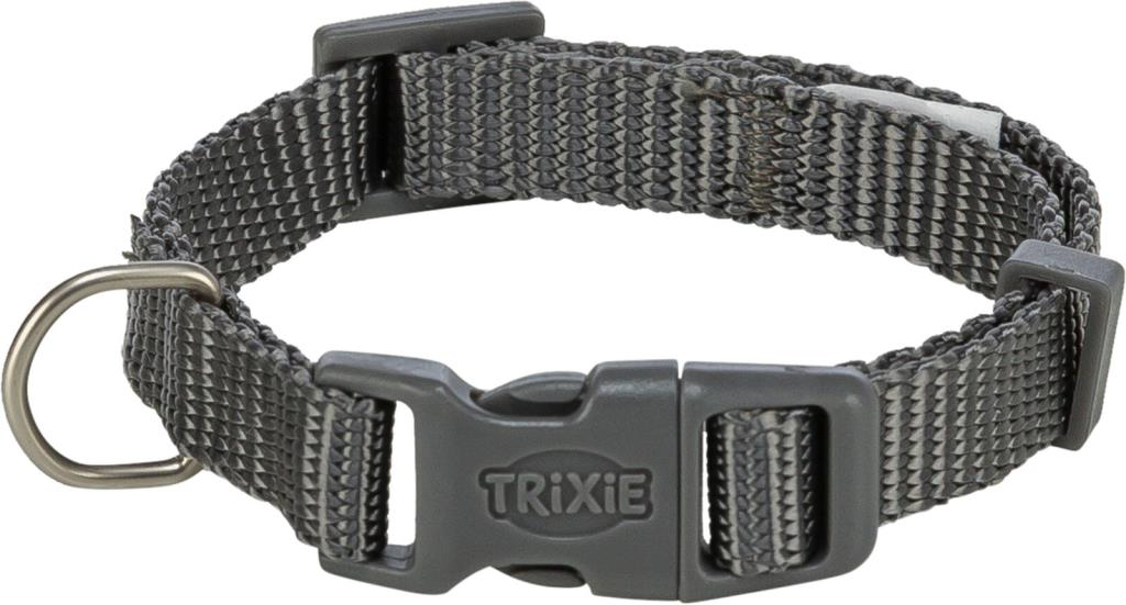 Premium collier, S: 25–40 cm/15 mm, gris graphite