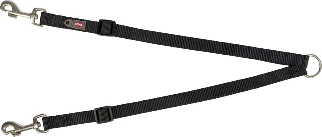 Premium accouple, XS–M: 40–70 cm/15 mm, noir