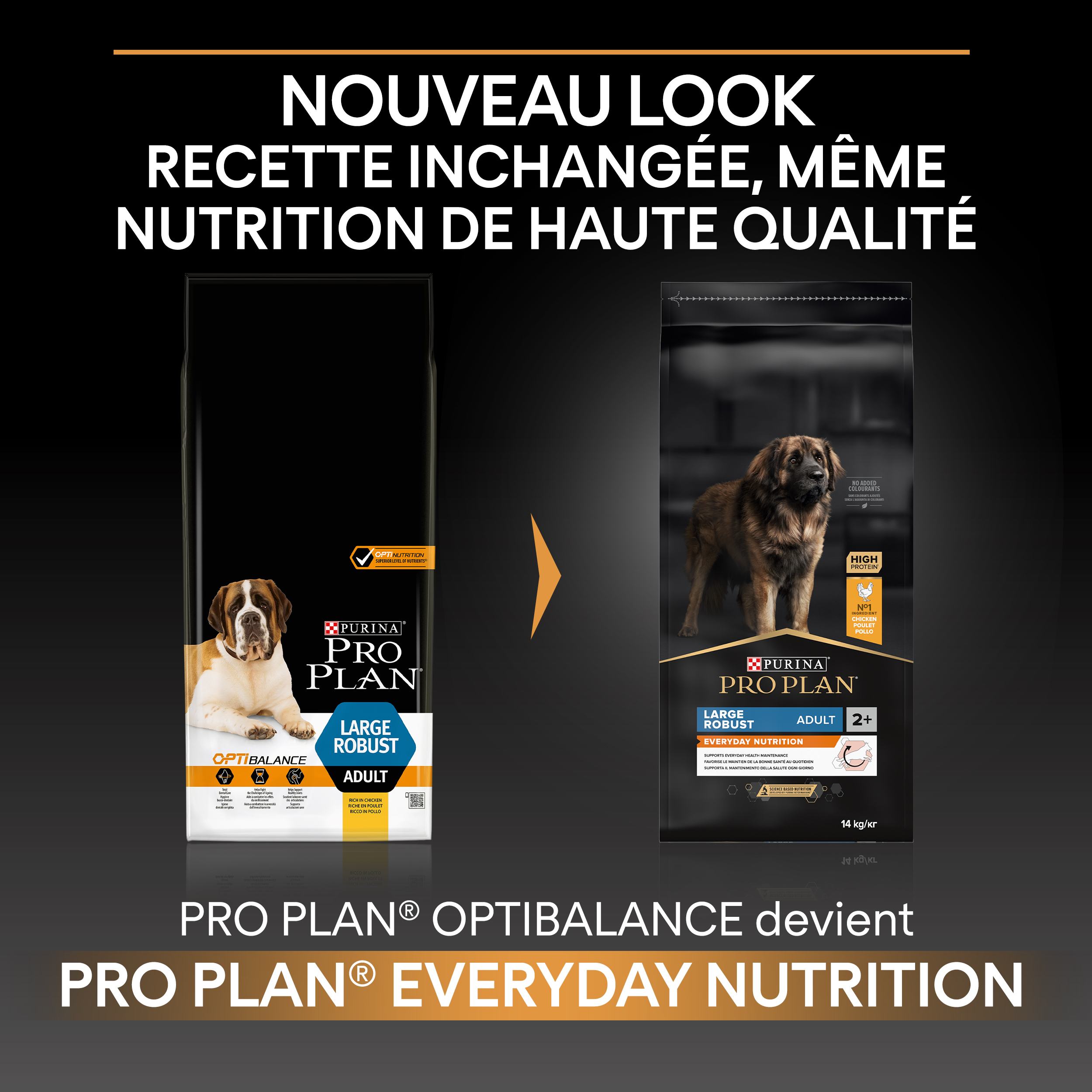 PRO PLAN Chien Large Adult Robust Everyday Nutrition Poulet 14KG