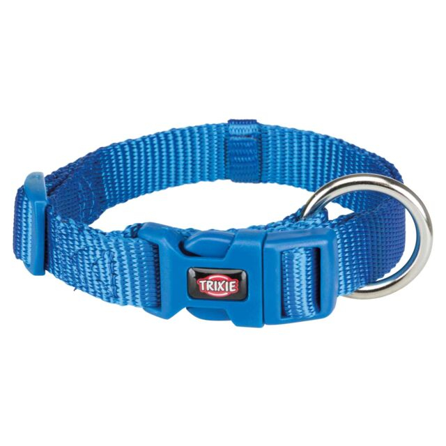 Premium collier, M–L: 35–55 cm/20 mm, bleu royal