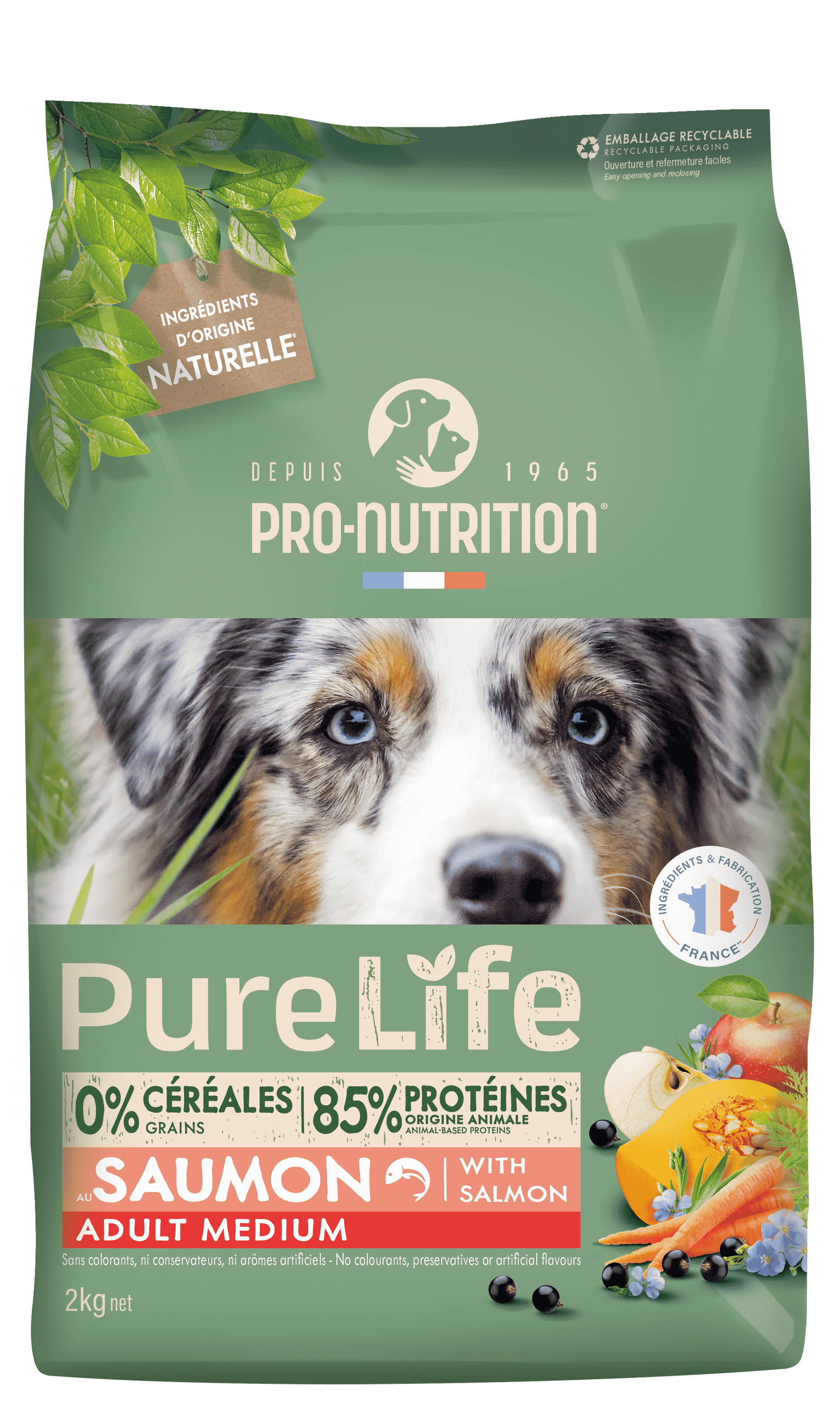 Pure Life chien Adult Medium 2kg