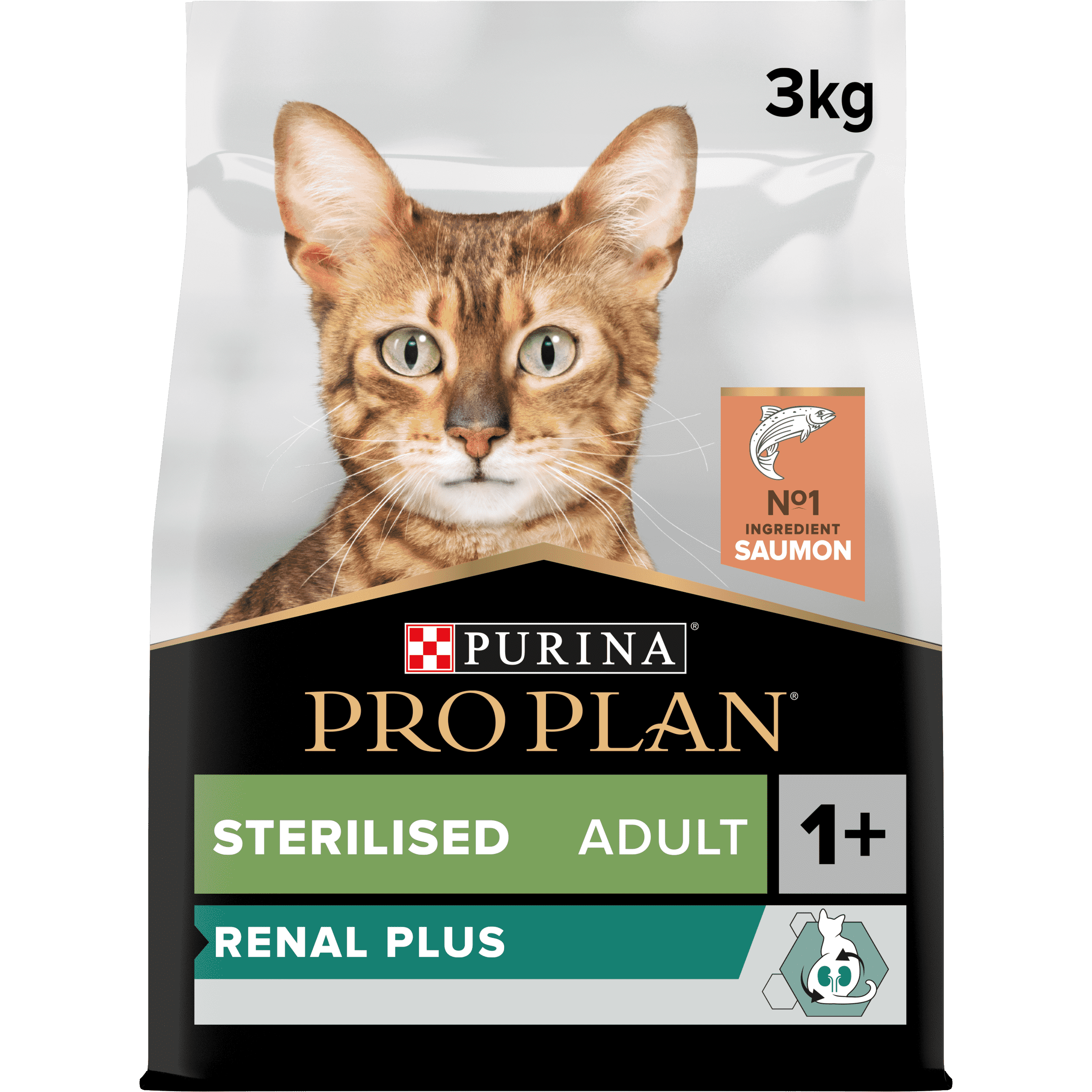 Pro Plan Sterilised Adult RENAL PLUS Saumon 3kg