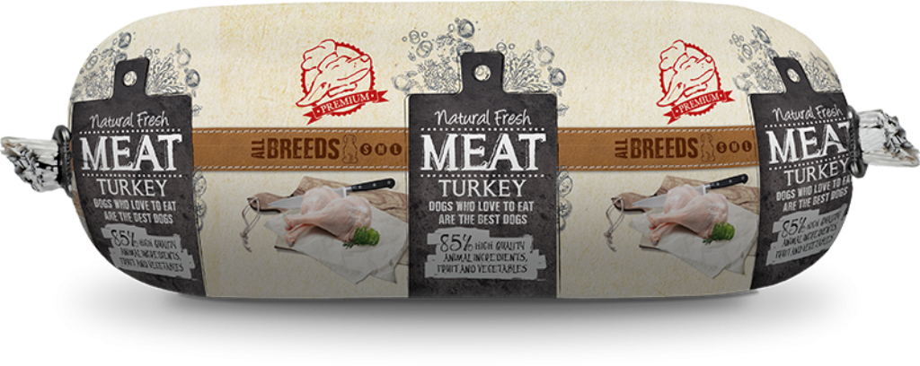 Natural Fresh MEAT SAUCISSE POUR CHIEN Dinde-250gr