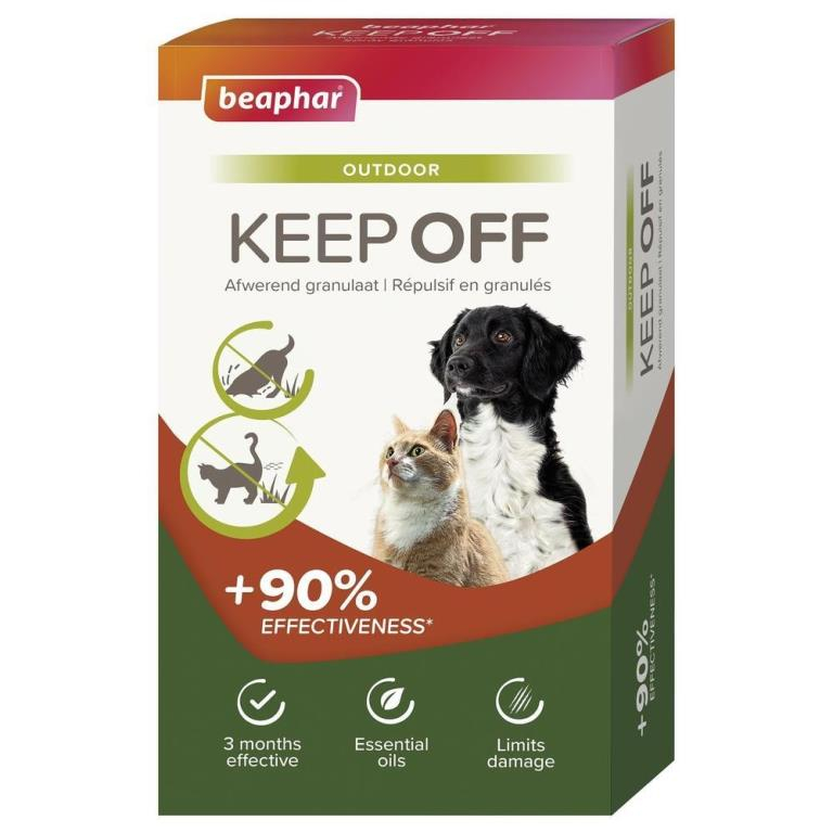 KEEP OFF Répulsif en granulés OUTDOOR pour chiens et chats - 2x200 g