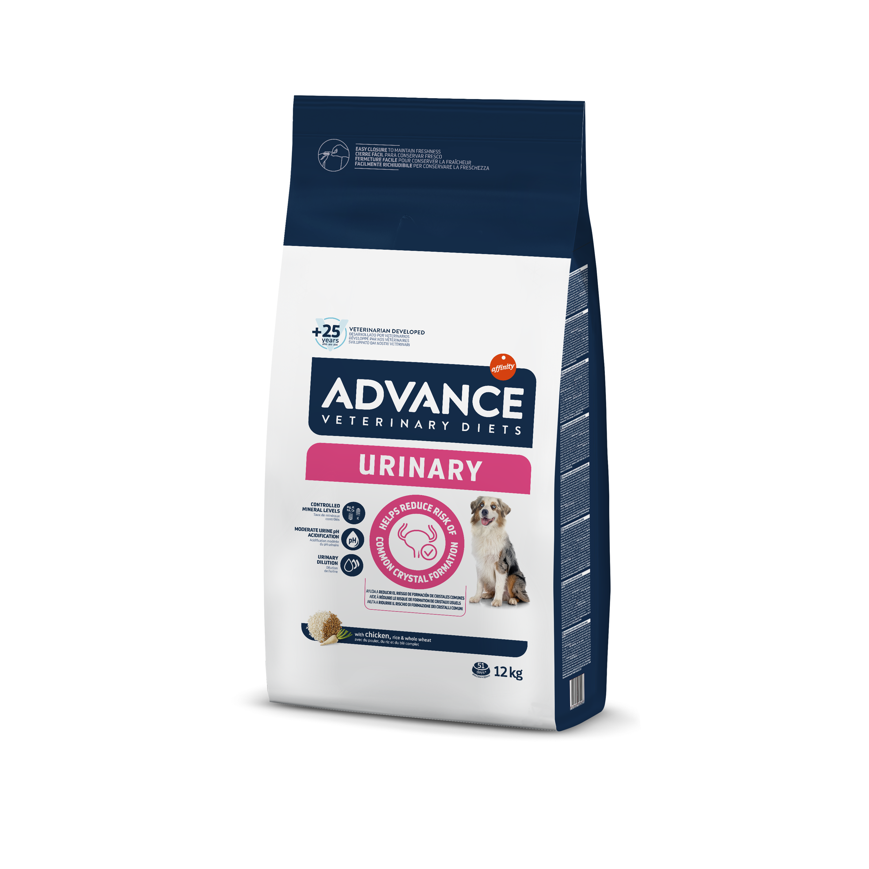 ADVANCE VETERINAIRE CHIEN URINARY 12KG