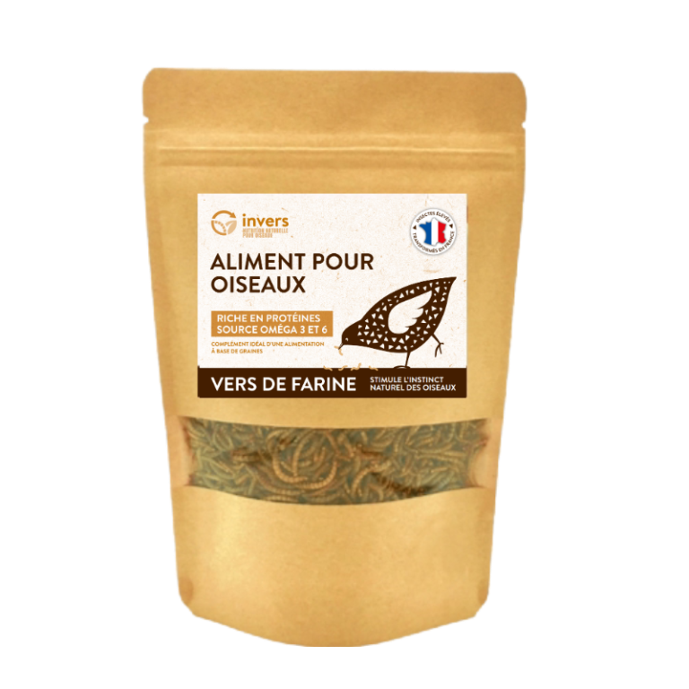 VERS DE FARINE DESHYDRATES 100G