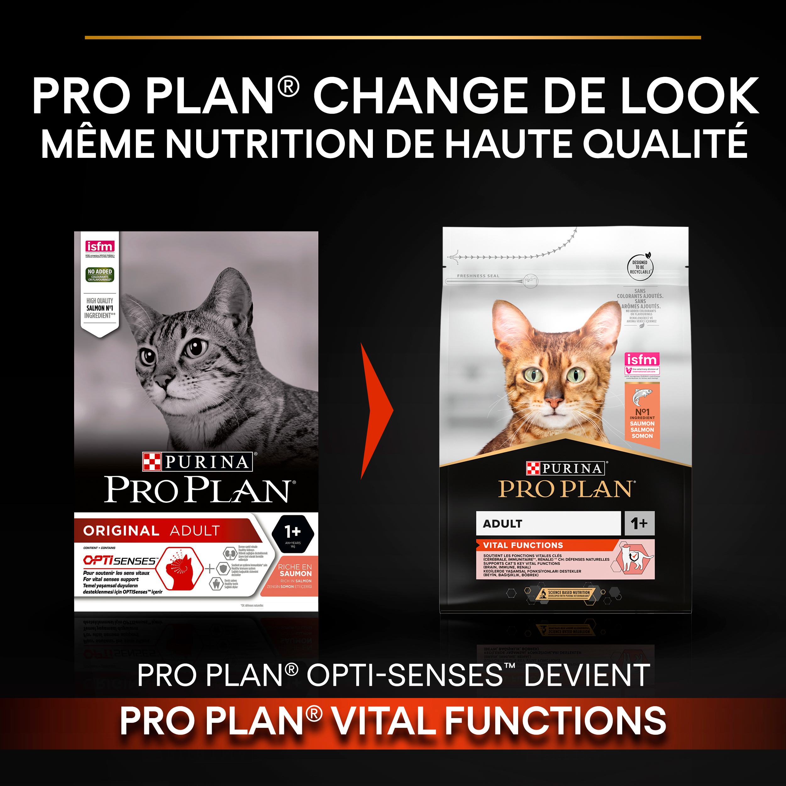 Pro Plan Adult Vital Functions Saumon 3kg