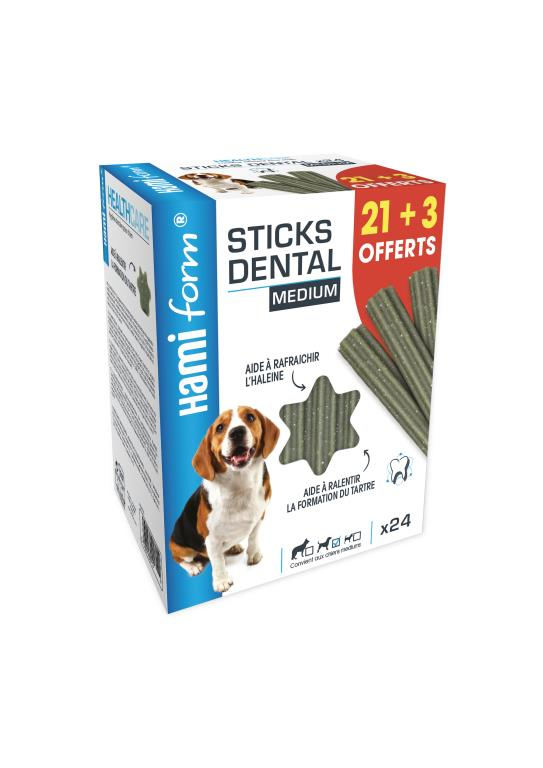 Dental sticks chien medium x 24 HAMIFORM