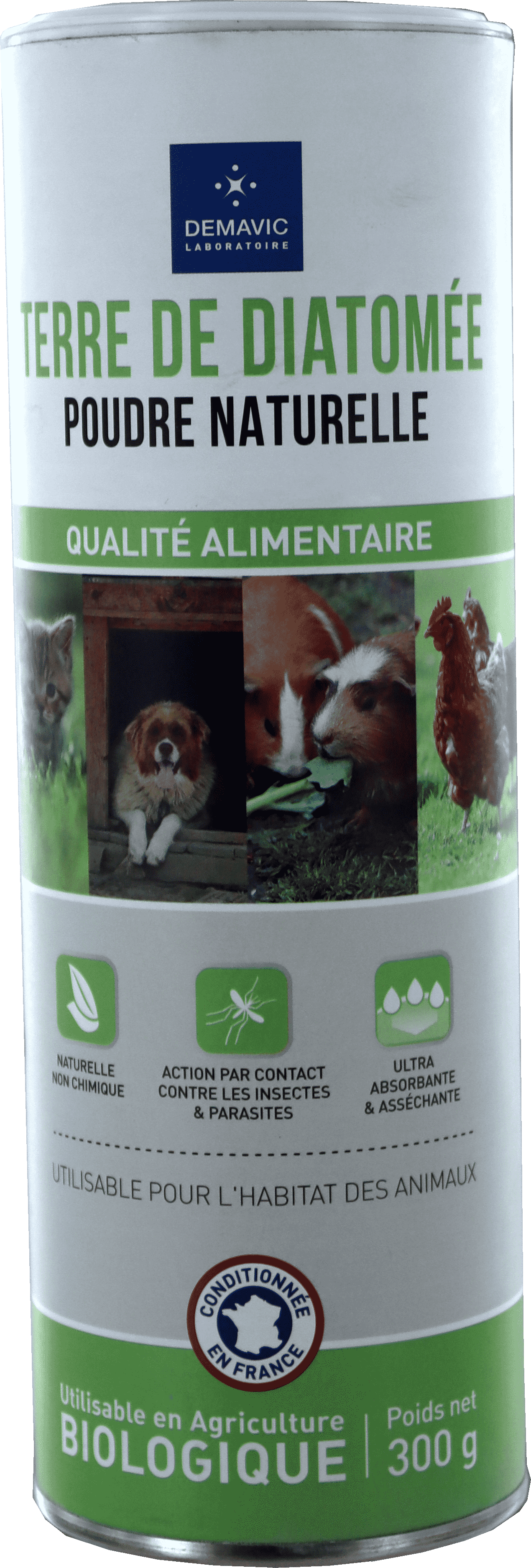 Sanitomée -Terre de diatomée - poudreur 300g