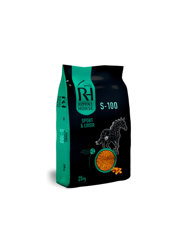Aliment granulé chevaux de sport et loisir S-100 25kg Royal Horse