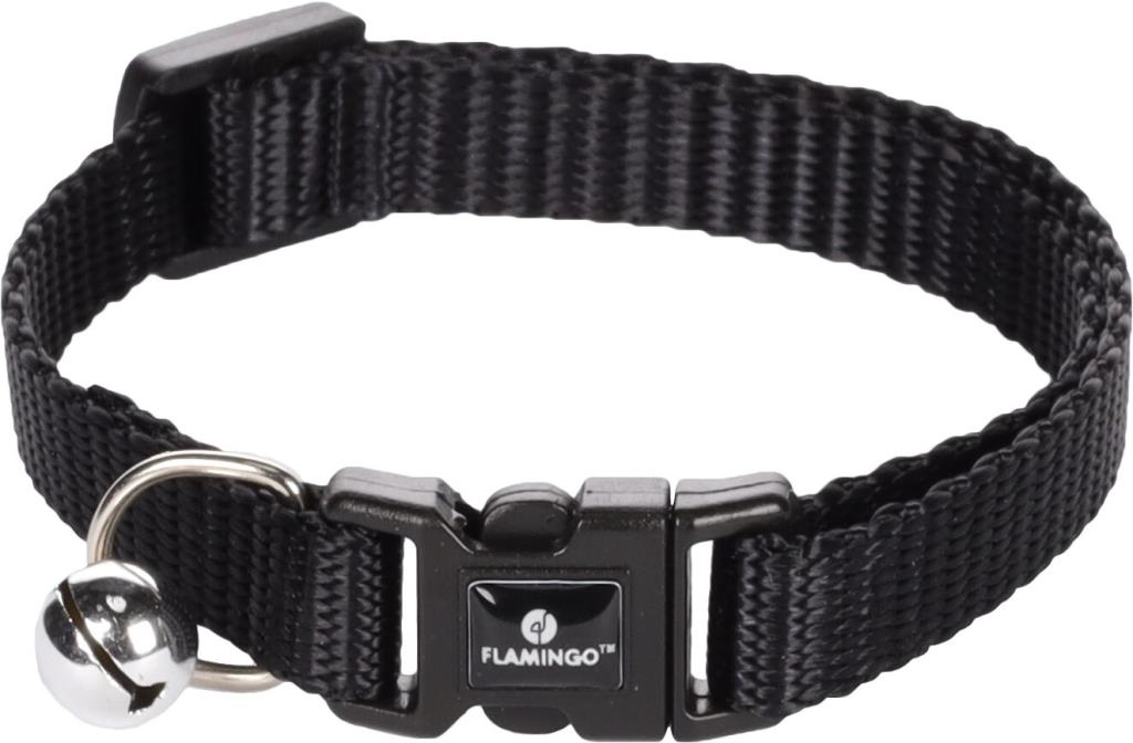 CHAT COLLIER ZIGGI NOIR20-35cm x 10mm x 2mm
