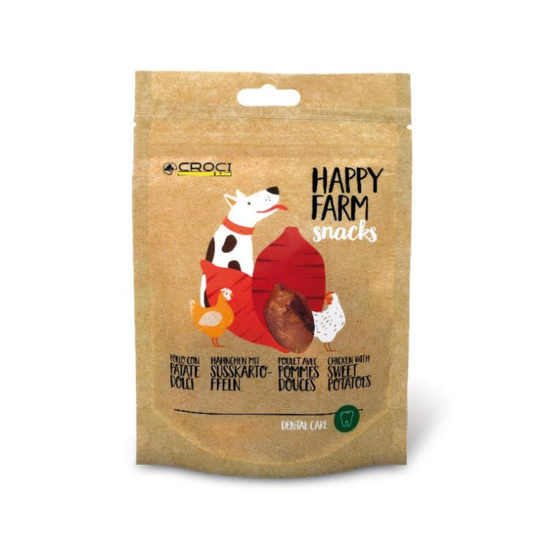 HAPPY FARM POULET/MELA 80G